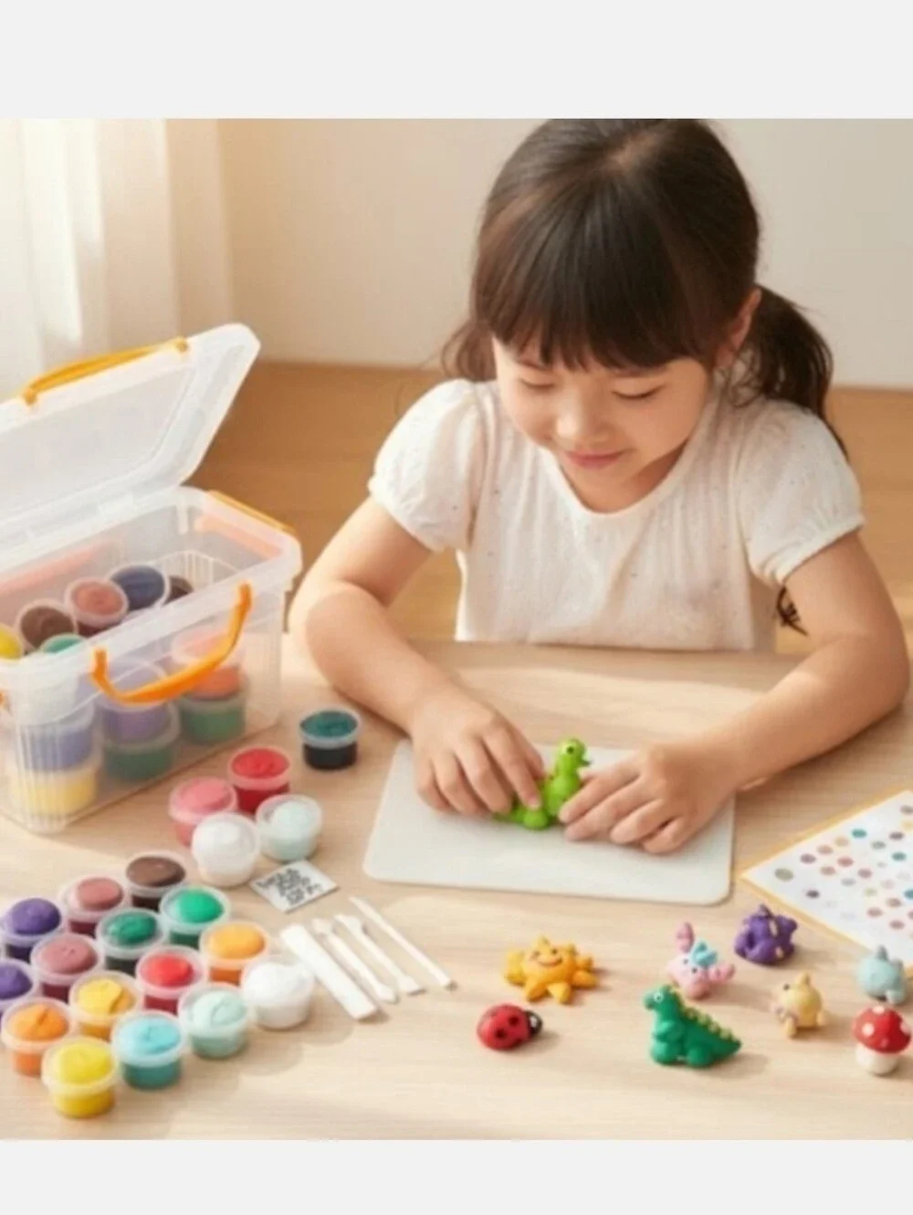 NEW! Mondo Llama Create-Your-Own Clay Characters Kit - Multicolor NWT